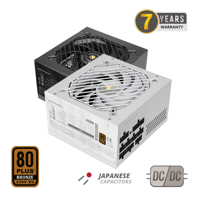Modulares Netzteil MPB650SIM | Mars Gaming