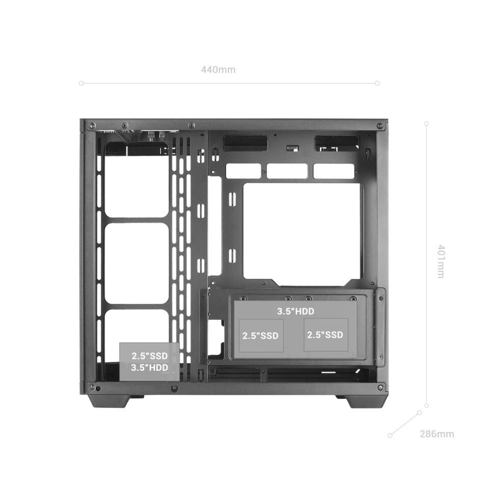 MC-3TCORELCD Gaming Case : Mars Gaming
