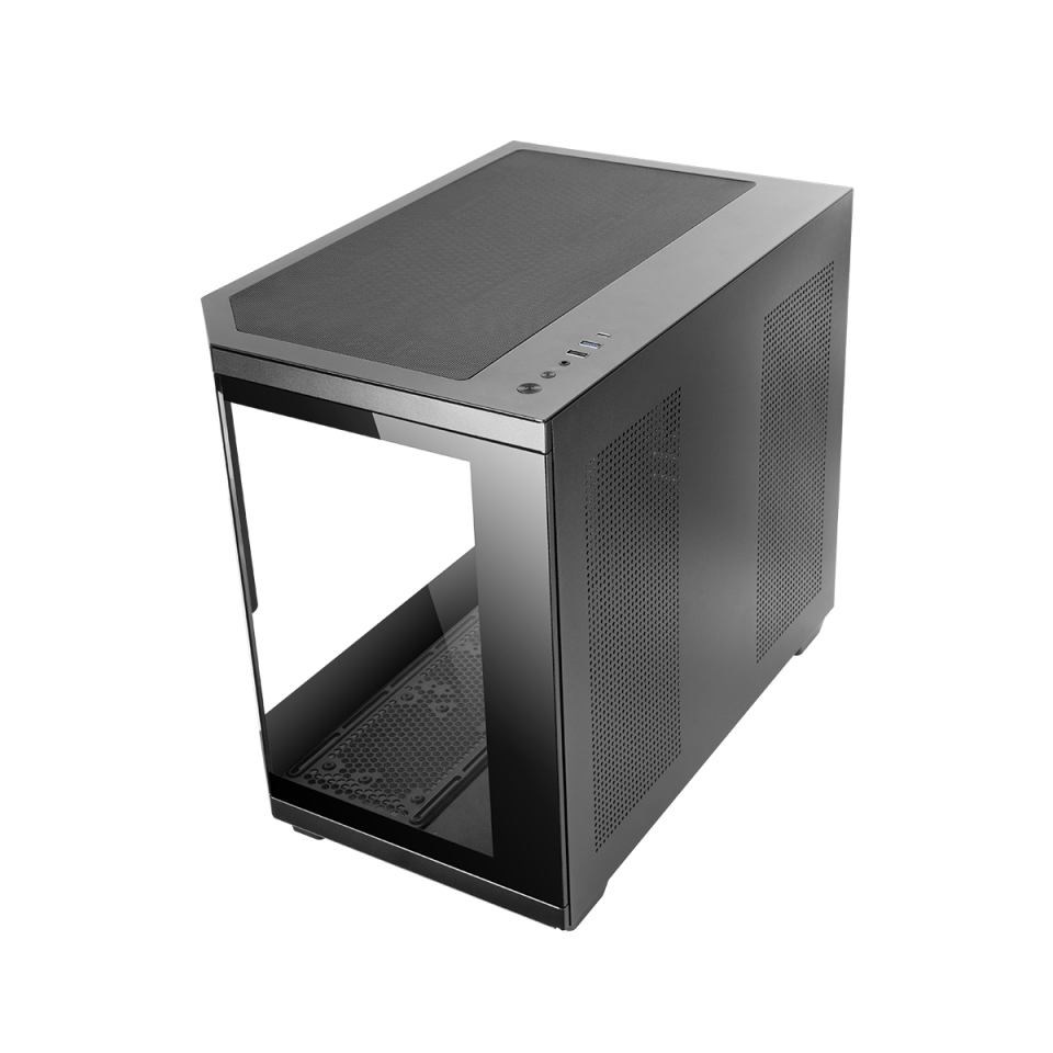 Caja Custom Micro‑ATX MC‑3TCORELCDM | Mars Gaming