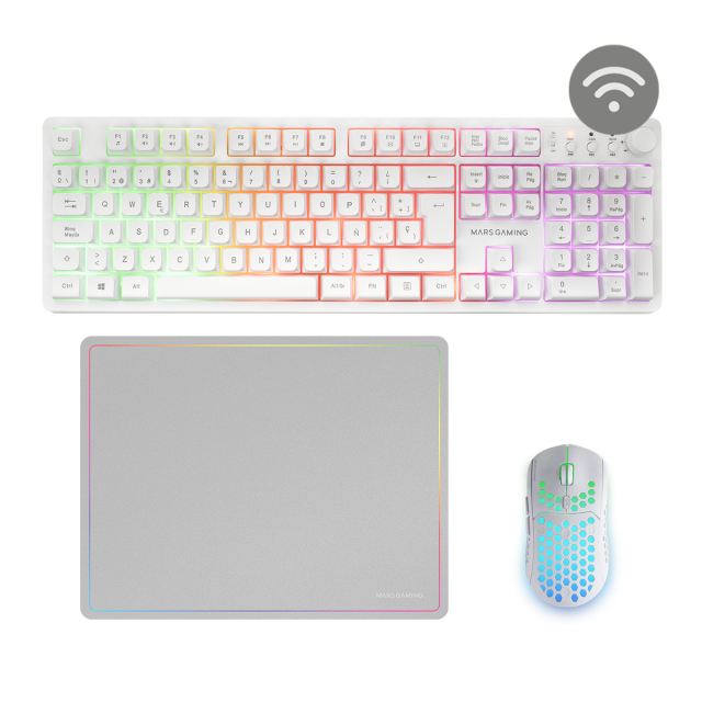 Combo Inalámbrico Gaming 3en1 MCPWX | Mars Gaming