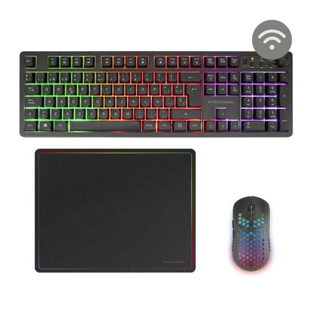 Wireless Combo Gaming 3EN1 MCPWX | Mars Gaming