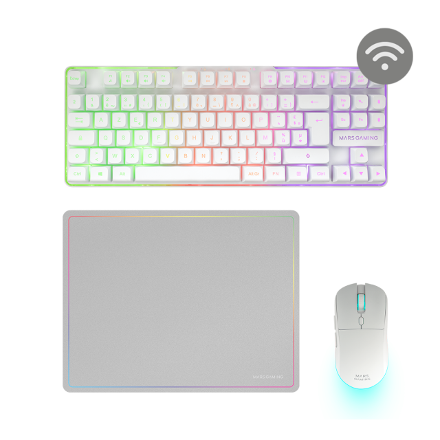 Wireless Combo Gaming 3EN1 MCPWTKL | Mars Gaming