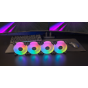 Kit of 4 fans ARGB MF-4A | Mars Gaming