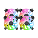 Kit of 4 fans ARGB MF-4A | Mars Gaming
