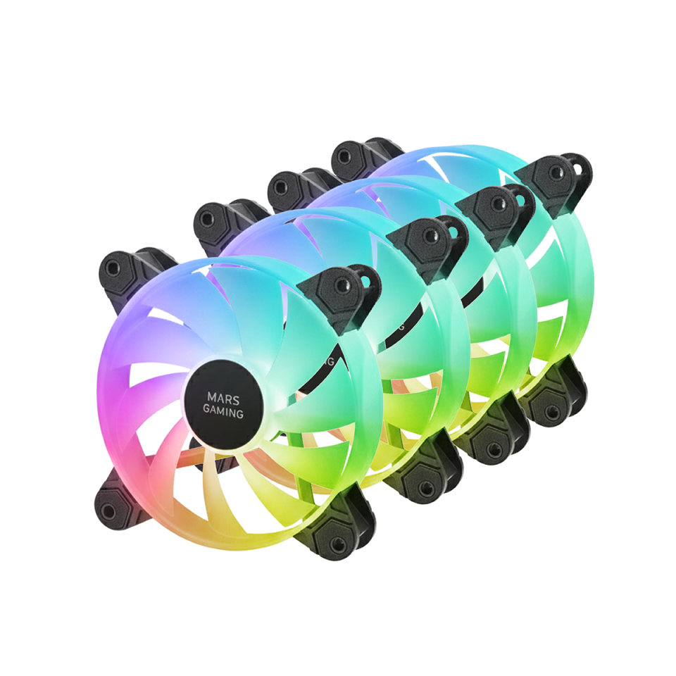 Kit of 4 fans ARGB MF-4A | Mars Gaming