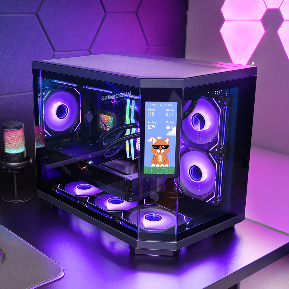 Custom Micro-ATX MC‑3TCORELCDM Box | Mars Gaming