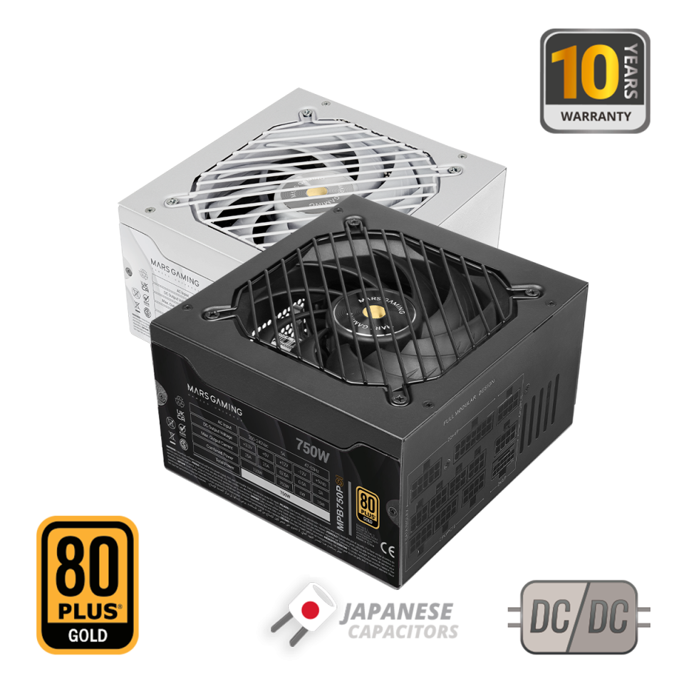 Fonte de alimentação MPB750PSI : Mars Gaming