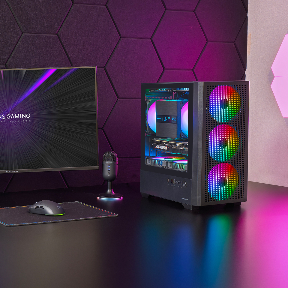 Caja MicroATX MC-VECTOR | Mars Gaming