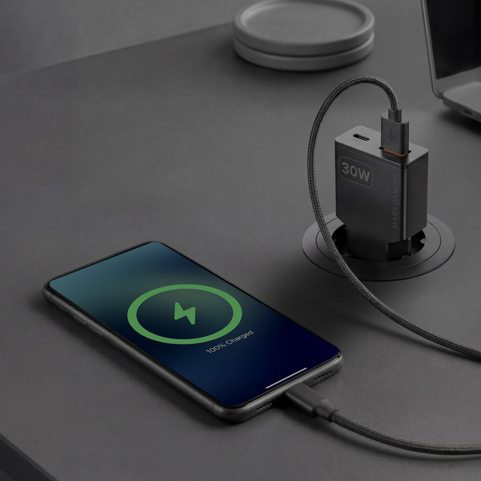 Ultrakompaktes Ladegerät : MDGAN30