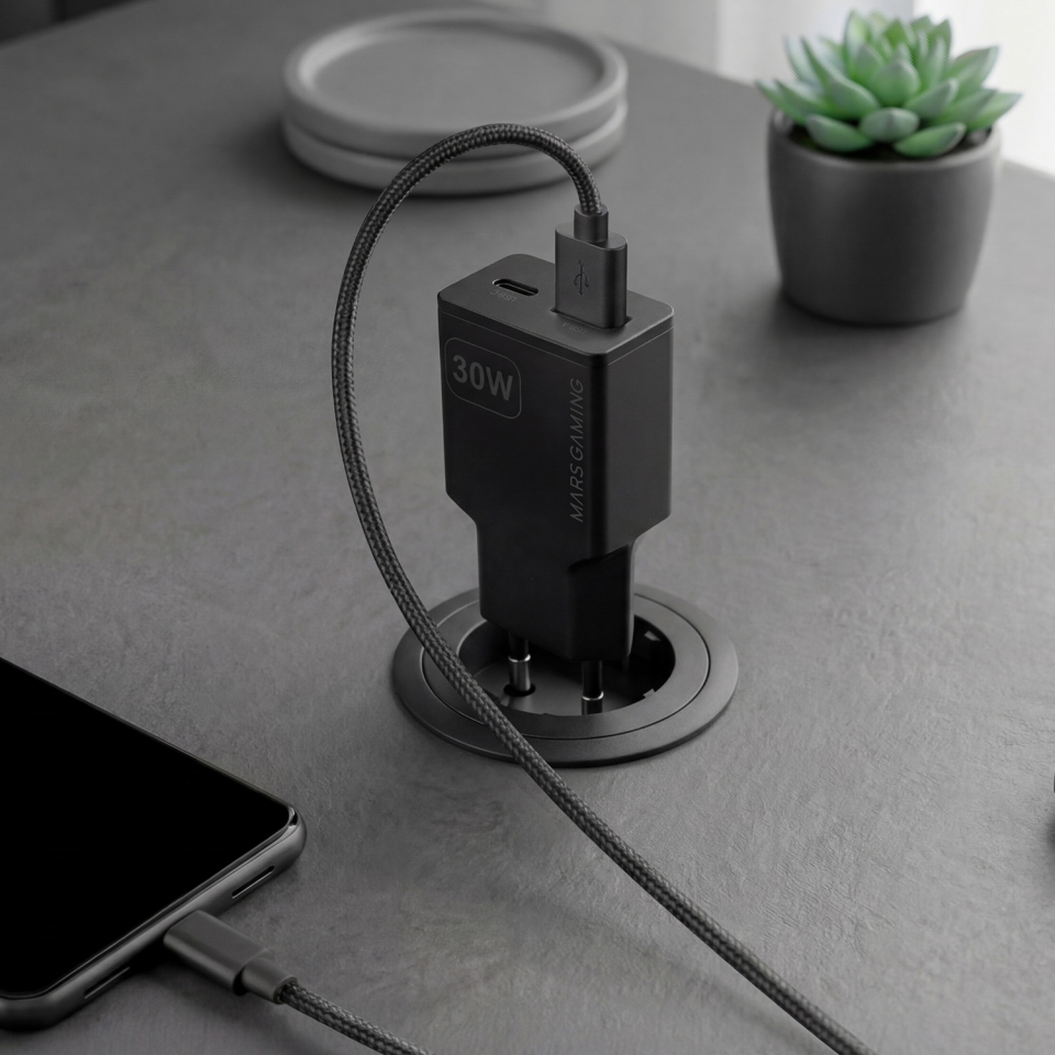 Ultrakompaktes Ladegerät : MDGAN30