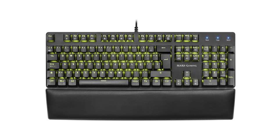 Mars gaming MKMINIBES RGB Gaming Mechanical Keyboard Black