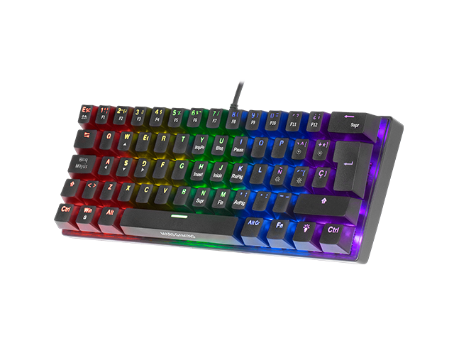 MARS GAMING Clavier Gamer mécanique (Red Switch) MK60 RGB (N