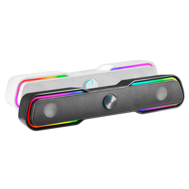 Mars Gaming - Haut Parleur MSRGB Bluetooth RGB - Noir